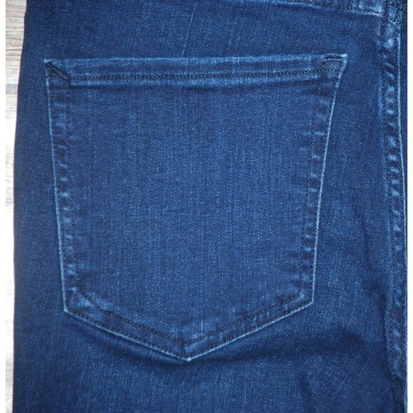 Express Ankle High Rise Denim Perfect Metallic Side Stripe Skinny Jean Womens 6 - Picture 7 of 13